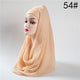 2019 hot sale women scarf fashion winter cotton headband hijab scarves solid soft warm shawls lady wraps pashmina hijabs stoles