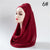 2019 hot sale women scarf fashion winter cotton headband hijab scarves solid soft warm shawls lady wraps pashmina hijabs stoles