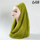 2019 hot sale women scarf fashion winter cotton headband hijab scarves solid soft warm shawls lady wraps pashmina hijabs stoles