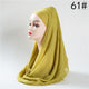 2019 hot sale women scarf fashion winter cotton headband hijab scarves solid soft warm shawls lady wraps pashmina hijabs stoles