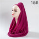 2019 hot sale women scarf fashion winter cotton headband hijab scarves solid soft warm shawls lady wraps pashmina hijabs stoles