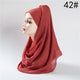2019 hot sale women scarf fashion winter cotton headband hijab scarves solid soft warm shawls lady wraps pashmina hijabs stoles