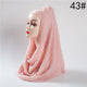 2019 hot sale women scarf fashion winter cotton headband hijab scarves solid soft warm shawls lady wraps pashmina hijabs stoles