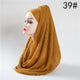 2019 hot sale women scarf fashion winter cotton headband hijab scarves solid soft warm shawls lady wraps pashmina hijabs stoles