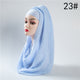 2019 hot sale women scarf fashion winter cotton headband hijab scarves solid soft warm shawls lady wraps pashmina hijabs stoles