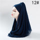 2019 hot sale women scarf fashion winter cotton headband hijab scarves solid soft warm shawls lady wraps pashmina hijabs stoles