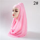 2019 hot sale women scarf fashion winter cotton headband hijab scarves solid soft warm shawls lady wraps pashmina hijabs stoles