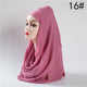 2019 hot sale women scarf fashion winter cotton headband hijab scarves solid soft warm shawls lady wraps pashmina hijabs stoles