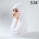 2019 hot sale women scarf fashion winter cotton headband hijab scarves solid soft warm shawls lady wraps pashmina hijabs stoles