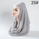 2019 hot sale women scarf fashion winter cotton headband hijab scarves solid soft warm shawls lady wraps pashmina hijabs stoles