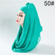 2019 hot sale women scarf fashion winter cotton headband hijab scarves solid soft warm shawls lady wraps pashmina hijabs stoles