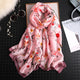 2019 luxury brand Women Silk scarf Beach Shawl and Echarpe summer Wrap Designer scarves Plus Size female beach stoles bandana