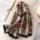 2019 luxury brand Women Silk scarf Beach Shawl and Echarpe summer Wrap Designer scarves Plus Size female beach stoles bandana