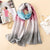 2019 luxury brand Women Silk scarf Beach Shawl and Echarpe summer Wrap Designer scarves Plus Size female beach stoles bandana