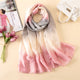 2019 luxury brand Women Silk scarf Beach Shawl and Echarpe summer Wrap Designer scarves Plus Size female beach stoles bandana