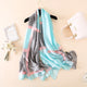 2019 luxury brand Women Silk scarf Beach Shawl and Echarpe summer Wrap Designer scarves Plus Size female beach stoles bandana