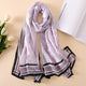 2019 luxury brand Women Silk scarf Beach Shawl and Echarpe summer Wrap Designer scarves Plus Size female beach stoles bandana