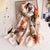 2019 luxury brand Women Silk scarf Beach Shawl and Echarpe summer Wrap Designer scarves Plus Size female beach stoles bandana