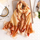 2019 luxury brand Women Silk scarf Beach Shawl and Echarpe summer Wrap Designer scarves Plus Size female beach stoles bandana
