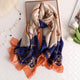 2019 luxury brand Women Silk scarf Beach Shawl and Echarpe summer Wrap Designer scarves Plus Size female beach stoles bandana