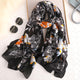 2019 luxury brand Women Silk scarf Beach Shawl and Echarpe summer Wrap Designer scarves Plus Size female beach stoles bandana