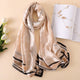 2019 luxury brand Women Silk scarf Beach Shawl and Echarpe summer Wrap Designer scarves Plus Size female beach stoles bandana