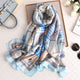 2019 luxury brand Women Silk scarf Beach Shawl and Echarpe summer Wrap Designer scarves Plus Size female beach stoles bandana