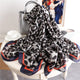 2019 luxury brand women scarf Leopard Print silk scarfs for lady shawls and wraps pashmina big size beach stoles bandana foulard