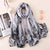 2019 luxury brand women scarf Leopard Print silk scarfs for lady shawls and wraps pashmina big size beach stoles bandana foulard