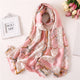 2019 luxury brand women scarf Leopard Print silk scarfs for lady shawls and wraps pashmina big size beach stoles bandana foulard