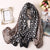 2019 luxury brand women scarf Leopard Print silk scarfs for lady shawls and wraps pashmina big size beach stoles bandana foulard