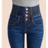 2019 new Denim Pants Fashion Women Elastic High Waist Skinny Stretch Jean Female Spring Jeans Feet Pantalones mujer Plus Size