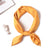 2019 new Spring summer women silk scarf square shawl and wrap lady hair neck scarves solid color soft office bandana foulard