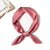 2019 new Spring summer women silk scarf square shawl and wrap lady hair neck scarves solid color soft office bandana foulard