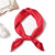 2019 new Spring summer women silk scarf square shawl and wrap lady hair neck scarves solid color soft office bandana foulard