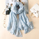 2019 new brand spring women scarf Embroider fashion long scarves cotton winter shawl lady pashmina bandana foulard hijabs female