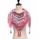 2019 new brand women scarf square cotton shawls and wraps lady pashmina Tassels Bohemia foulard winter female bandana hijabs