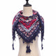 2019 new brand women scarf square cotton shawls and wraps lady pashmina Tassels Bohemia foulard winter female bandana hijabs