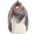 2019 new designer brand women cashmere scarf triangle winter scarves lady shawls and wraps knit blanket neck striped foulard