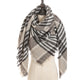 2019 new designer brand women cashmere scarf triangle winter scarves lady shawls and wraps knit blanket neck striped foulard