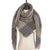 2019 new designer brand women cashmere scarf triangle winter scarves lady shawls and wraps knit blanket neck striped foulard
