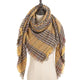 2019 new designer brand women cashmere scarf triangle winter scarves lady shawls and wraps knit blanket neck striped foulard