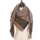 2019 new designer brand women cashmere scarf triangle winter scarves lady shawls and wraps knit blanket neck striped foulard