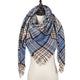 2019 new designer brand women cashmere scarf triangle winter scarves lady shawls and wraps knit blanket neck striped foulard