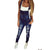 2019 new hole fashion stretch one-piece denim straps feet pants hole slim slim jeans casual jeans plus size 3xl