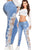 2019 new sexy lace openwork lace jeans female boyfriend jeans for women high waist jeans jeans woman
