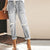 2019 new style boyfriend for women jeans woman plus size loose jeans mid waist stretch denim Straight pants trousers femme