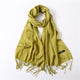 2019 solid color soft women scarf cashmere-like scarves lady summer thin shawls  wraps winter pashmina femal hijab headband