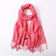 2019 solid color soft women scarf cashmere-like scarves lady summer thin shawls  wraps winter pashmina femal hijab headband