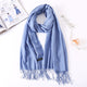 2019 solid color soft women scarf cashmere-like scarves lady summer thin shawls  wraps winter pashmina femal hijab headband